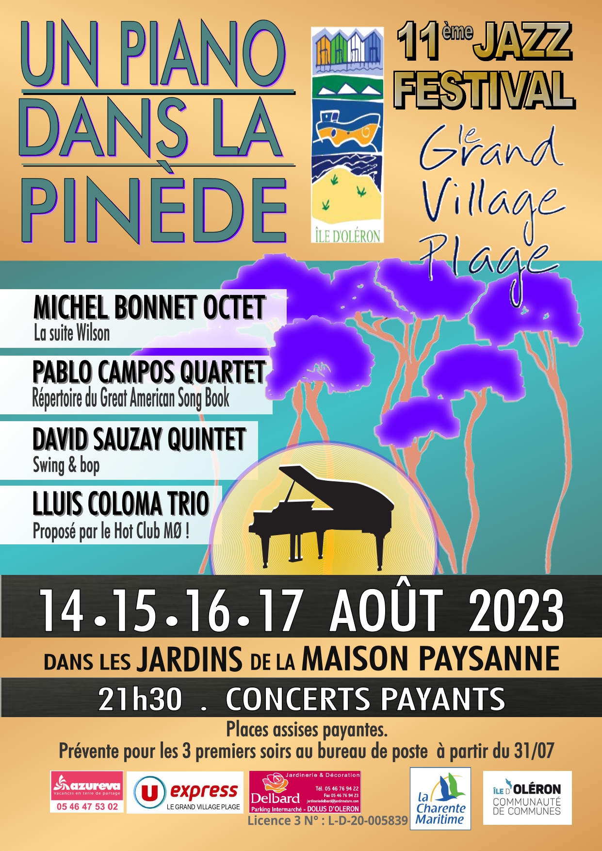 Affiche : Festival jazz 2023